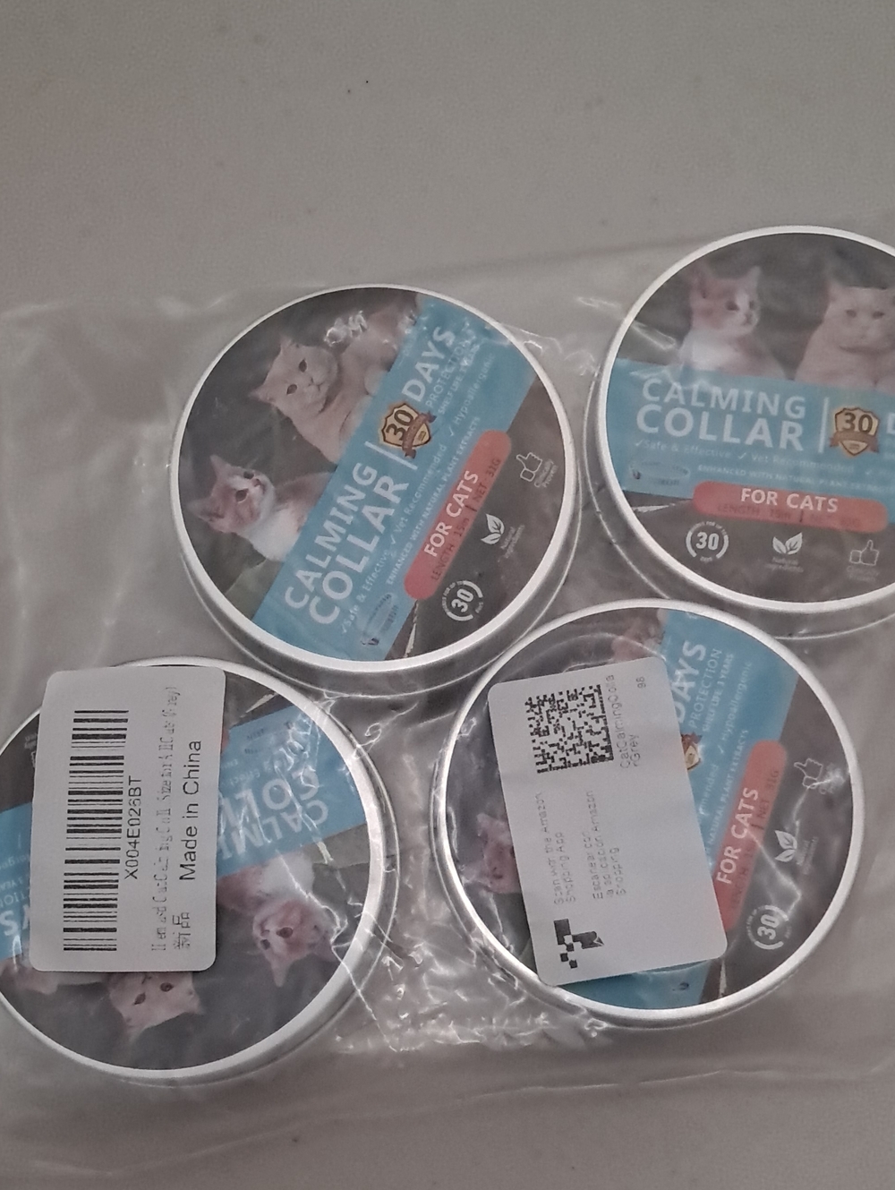Calming Collar for Cats -  (4 Pack)